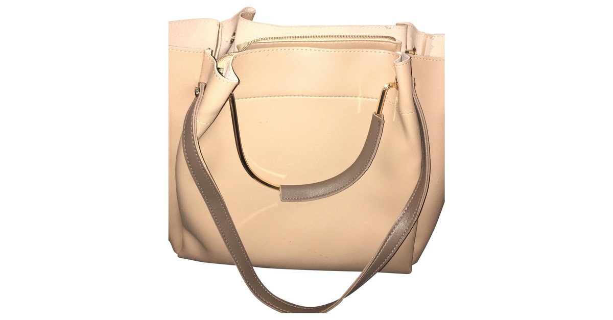 Leather handbag Jean-Louis Scherrer Brown in Leather - 21168656