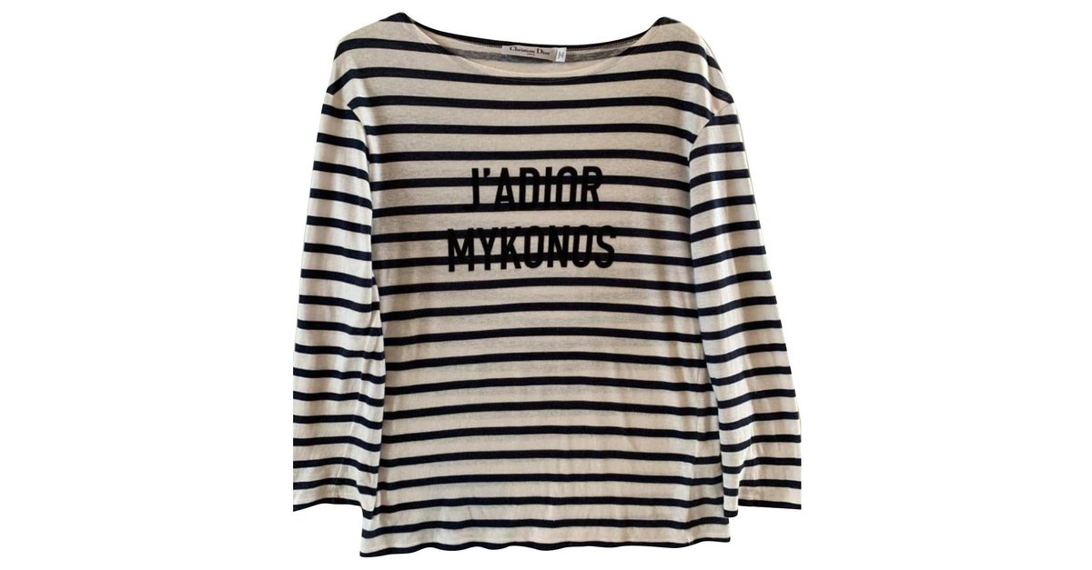 dior striped top