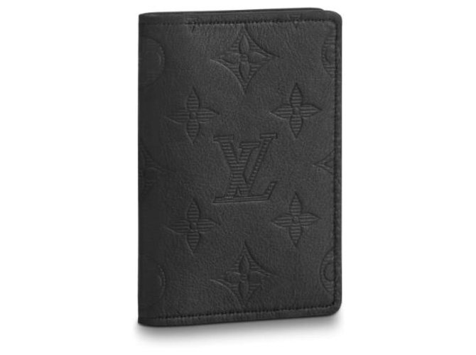 Louis Vuitton mens wallet new Black Leather Joli Closet