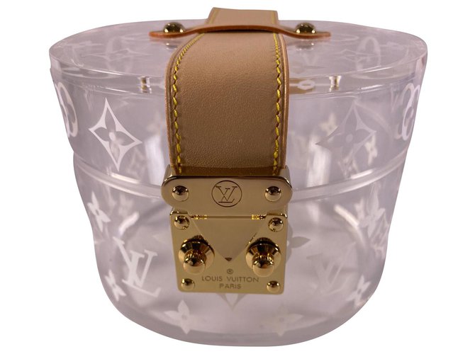 Repurposed Louis Clear Plastic Louis Vuitton Bag Louis Vuitton