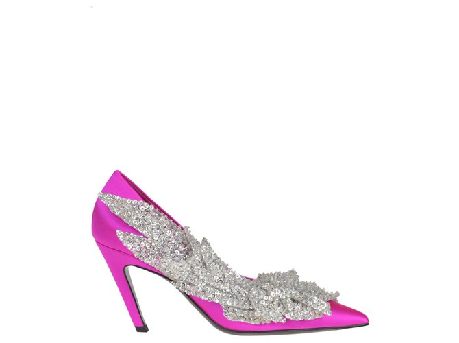 Talon Balenciaga Sequin Shoes Buy Balenciaga Blue Blue Sequin