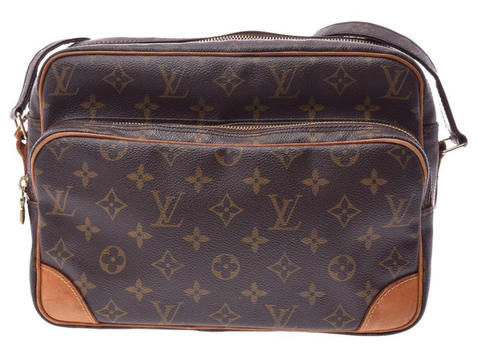 Sac Louis Vuitton Vintage Shopper Toile Marron ref.161056 - Joli Closet