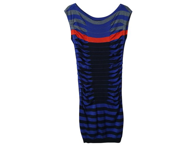 Ted Baker Striped Dress Viscose Nylon Multiple colors ref.162852 - Joli  Closet