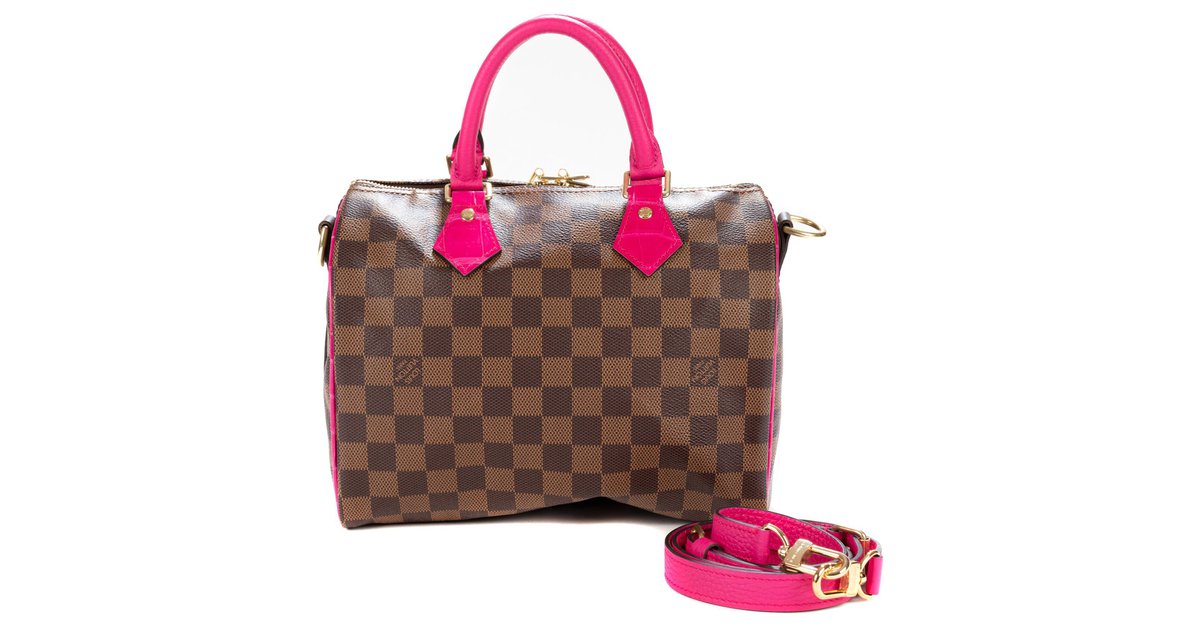 Speedy Louis Vuitton Bijoux de sac chaîne et porte clés Red Plastic  ref.900954 - Joli Closet