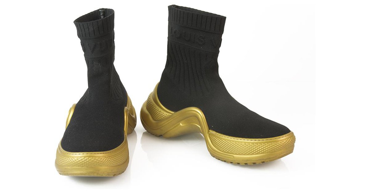 Louis Vuitton Black Sock Sneakers