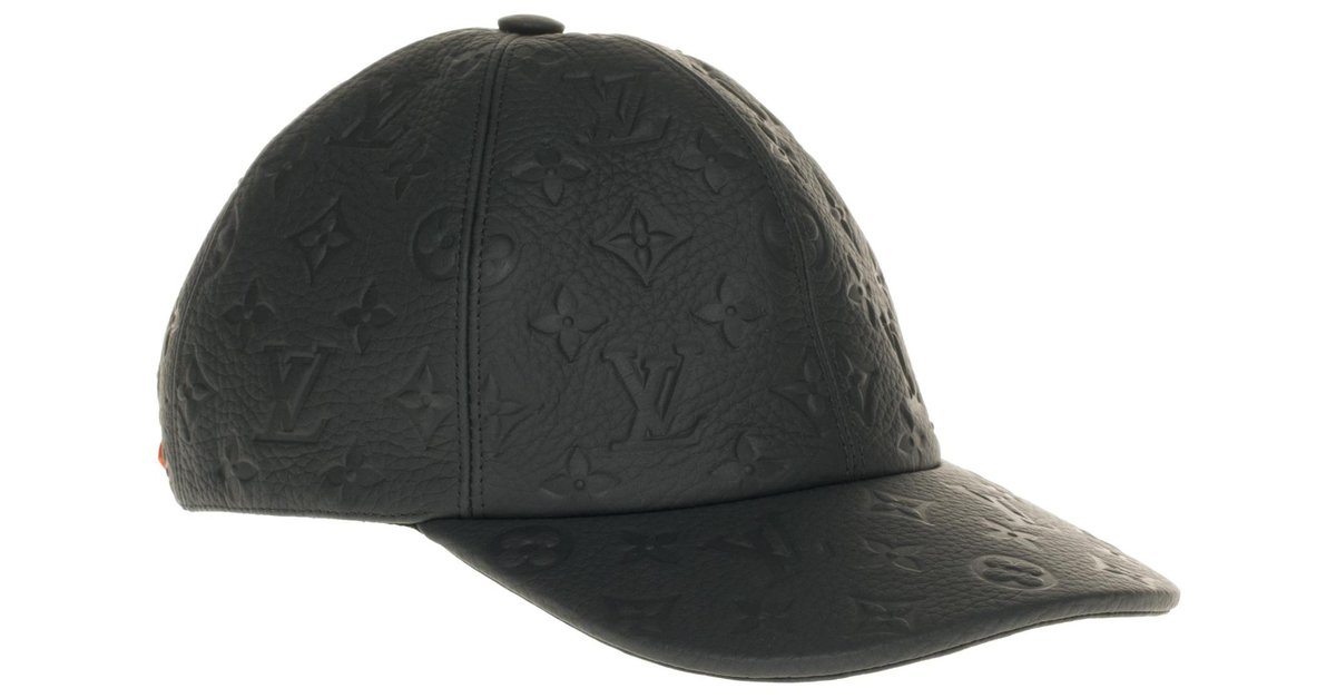 Louis Vuitton 1.1 Cap Embossed Monogram Leather Black in Taurillon Leather  with Silver-tone - US