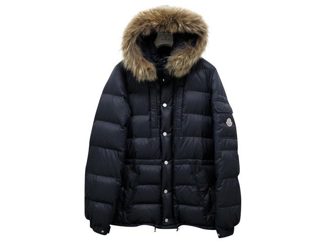 HOT Navy Moncler Mink Fur Moncler Coat Navy Blue Moncler Fur