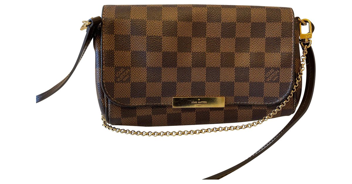 Louis Vuitton, Bags, Louis Vuitton Favorite Mm Damier Ebene Crossbody  Shoulder Bag Receipt Dustbag