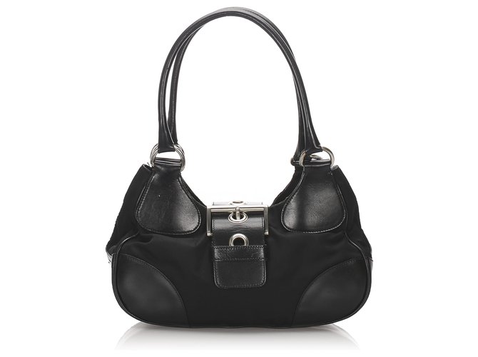 ショルダーバッグ・ポシェット PRADA BLACK NYLON SHOULDER BAG Prada Re-Nylon Shoulder Bag | Saks Fifth Avenue