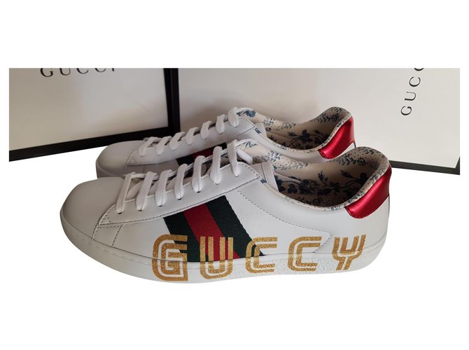 Gucci Scarpe Di Moda Uomo 2019 Sneakers Gucci Nuovo Asso Pelle