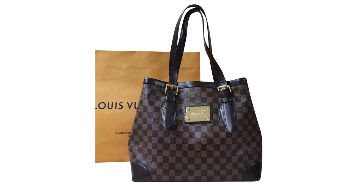 Louis Vuitton Damier Ebene Canvas Hampstead Mm Multiple colors Cloth  ref.179078 - Joli Closet