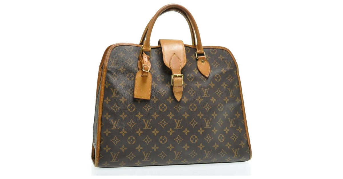 Louis Vuitton Monogram Rivoli MM Brown Cloth ref.734093 - Joli Closet