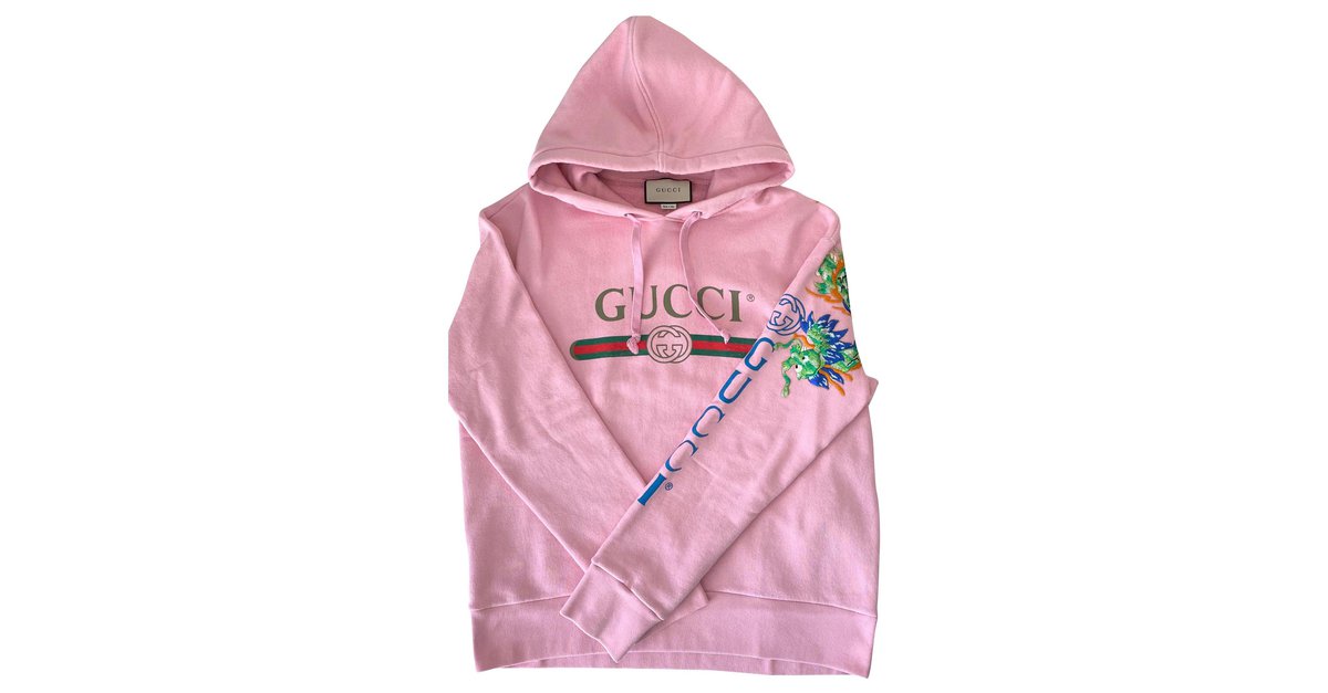pinker gucci hoodie