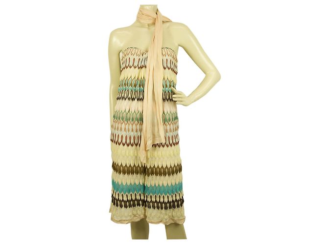 Robe Missoni – Style Crayon, Taille 8, Multicolore, Neuve Sans étiquettes