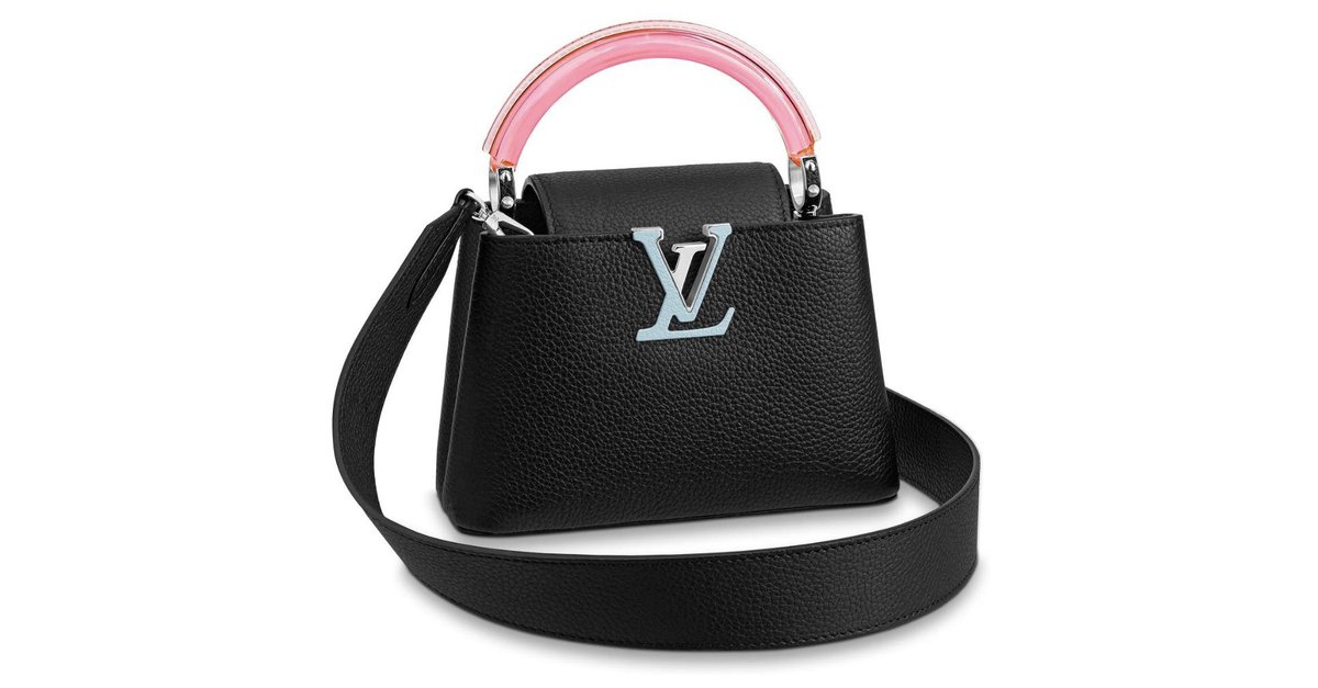 Louis Vuitton mini capucines new Black Leather ref.184711 - Joli