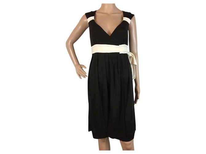 light brown suede dress Diane von Furstenberg Printed Wrap Dress In Brown And Cream Silk