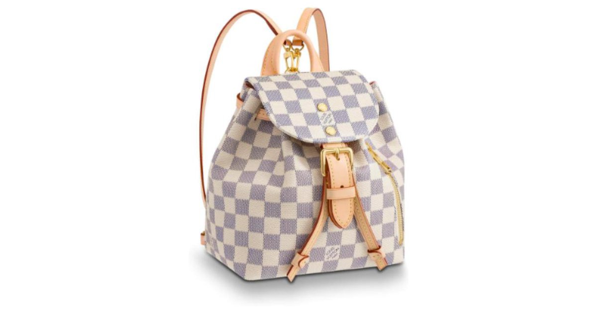 mini backpack damier azur louis
