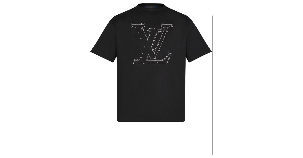 Louis Vuitton LV T shirt new Black Cotton ref.186896