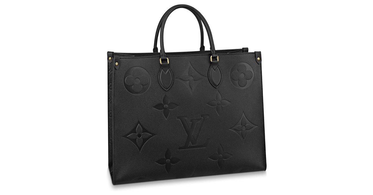 Guantes Louis Vuitton Monogram Shadow Classic Negro Cuero ref.233896 - Joli  Closet