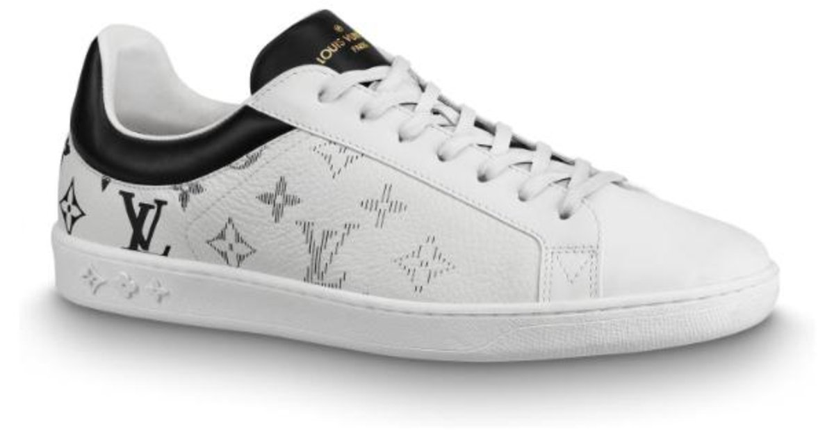 Louis Vuitton - Authenticated Luxembourg Trainer - Leather White Plain for Men, Good Condition