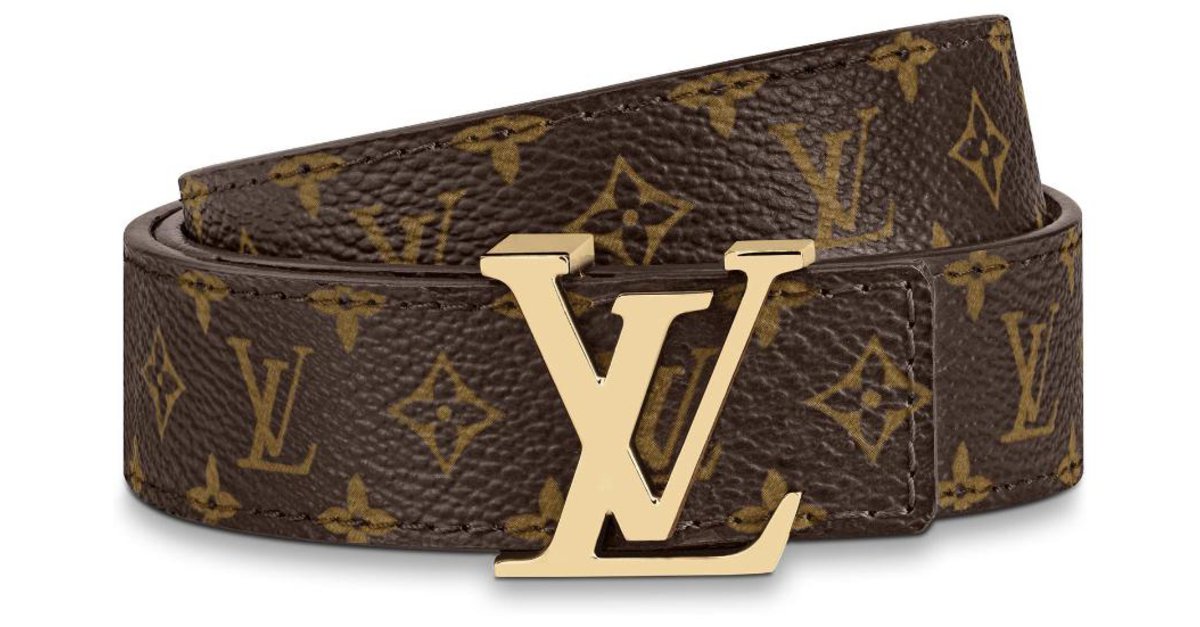 Belt Louis Vuitton Brown size 95 cm in Metal - 31379176