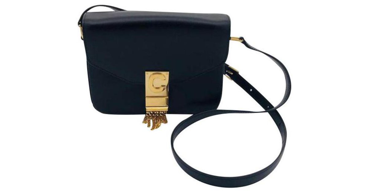 Céline Celine Black Medium Classic Box Leather Pony-style calfskin  ref.735013 - Joli Closet