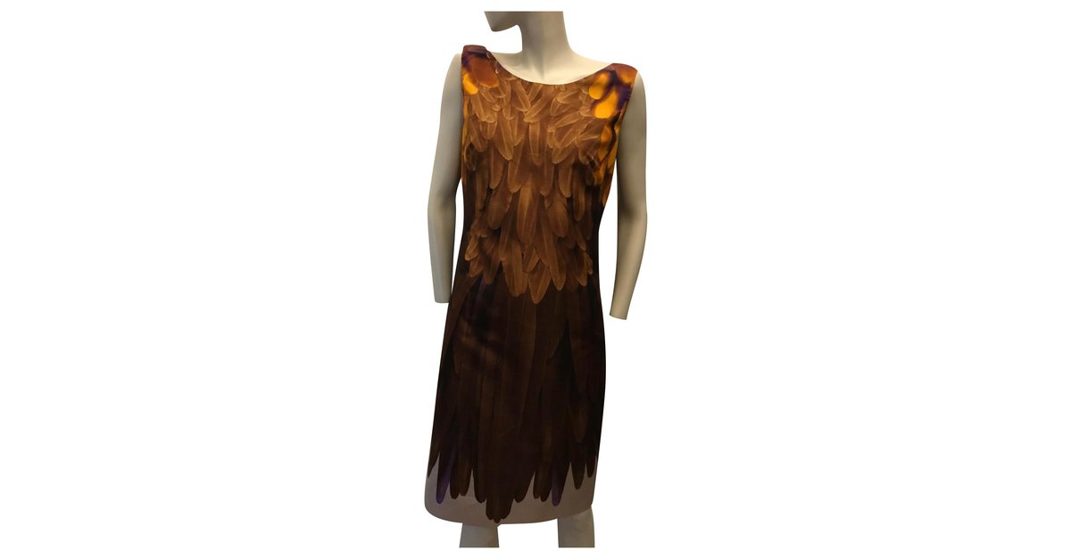 Prada feather dress best sale