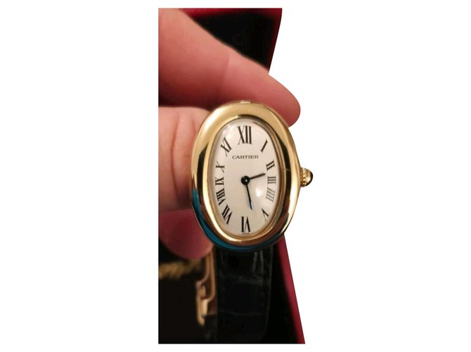 Cartier bathtub Golden Yellow gold ref 