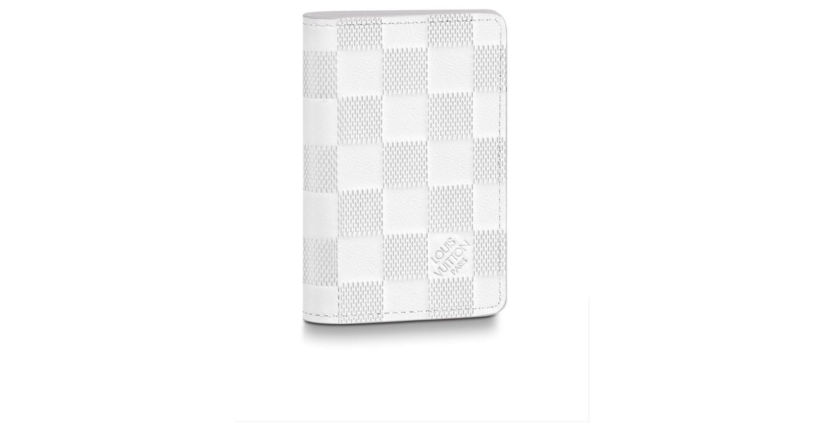 Louis Vuitton Agenda MM White Cloth ref.836056 - Joli Closet