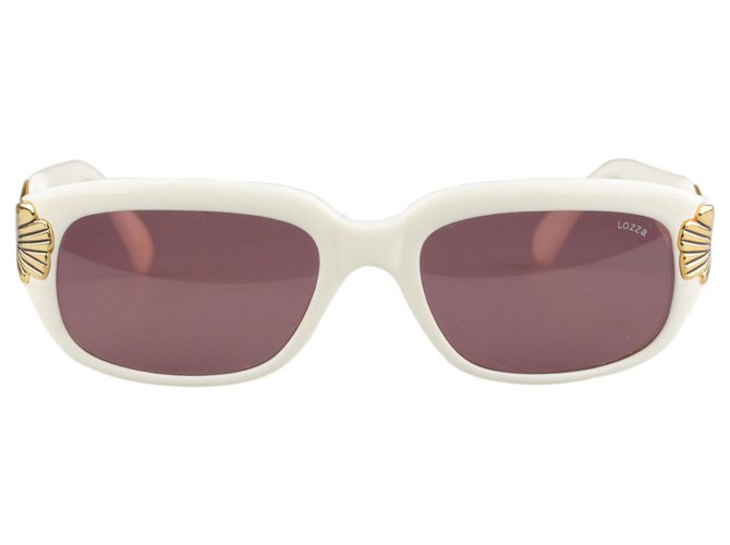 Autre Marque Occhiali da sole bianchi vintage Lozza Mod. SL 1558 135largo  mm Bianco ref.193114 - Joli Closet