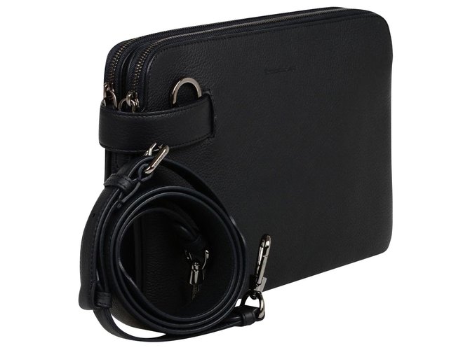 Ermenegildo Zegna Zegna shoulder bag new Black Leather ref