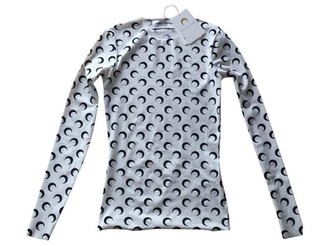 Marine Serre Tops White Polyamide ref.193921 - Joli Closet