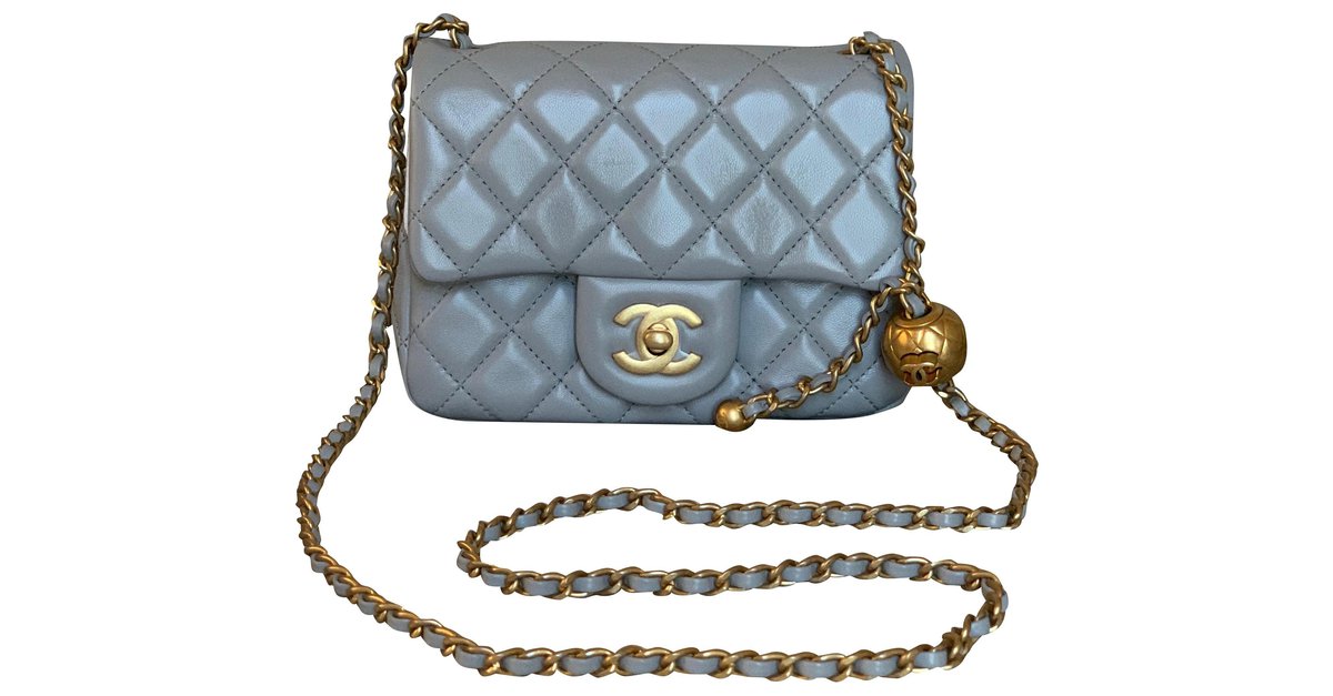Chanel mini pearl crush dark beige 22b Luxury Bags  Wallets on Carousell