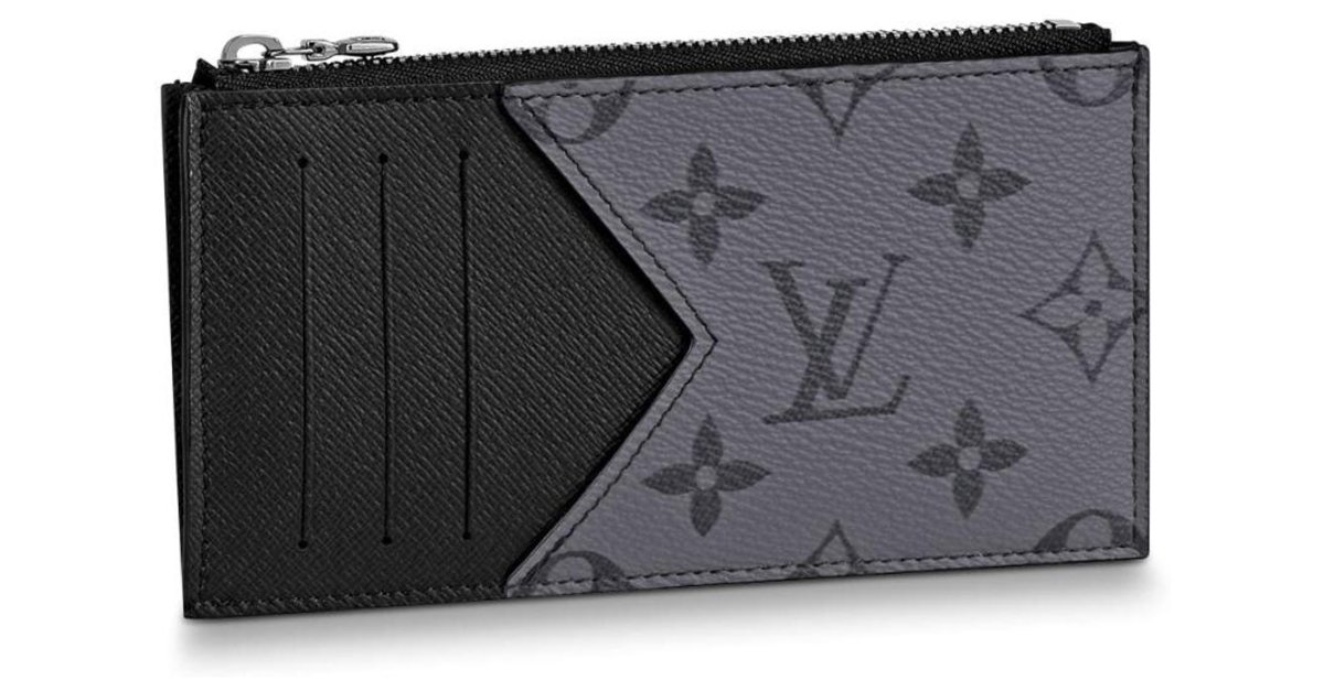 Louis Vuitton LV Card Holder recto verso new Black Leather ref.215293 -  Joli Closet