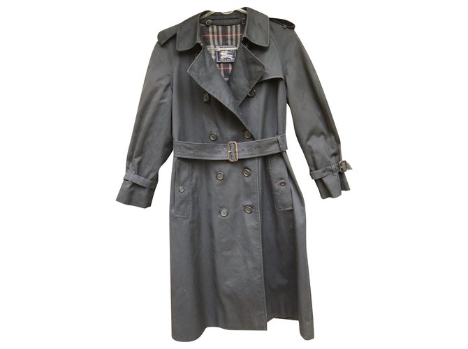 womens Burberry vintage t trench coat 36 with removable wool