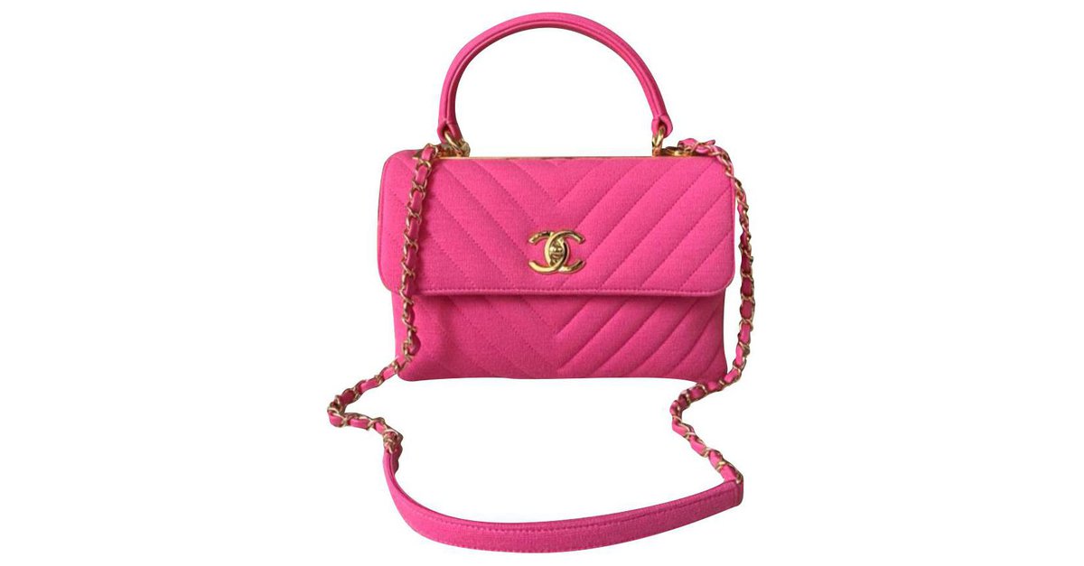 Chanel Gray Chevron Quilted Lambskin Trendy CC Top Handle Flap Bag   myGemma  Item 116297