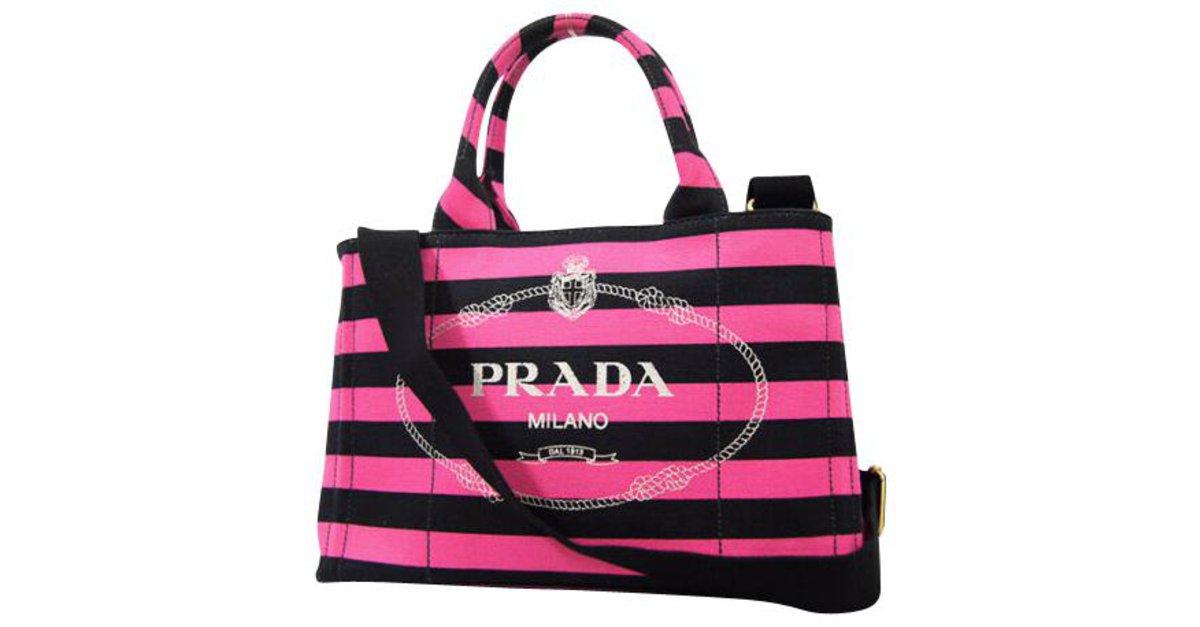 Prada Canapa Pink Cloth  - Joli Closet