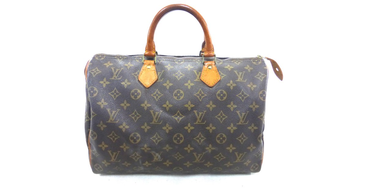 Louis Vuitton Monogram Speedy 30 Hand Bag M41526 LV Auth ds151