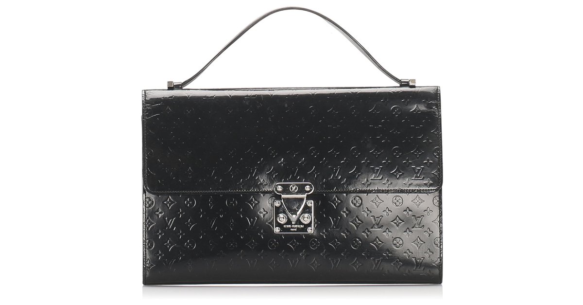 Louis Vuitton Vintage - Vernis Anouchka MM Bag - Black - Vernis