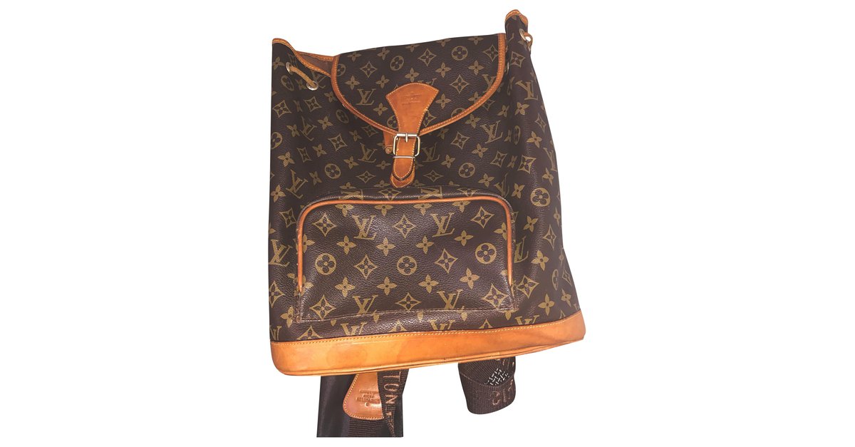 Louis Vuitton Zaino LV Josh nuovo Marrone Pelle ref.275249 - Joli