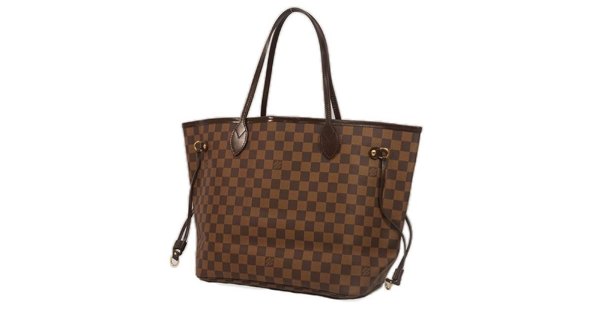 Louis Vuitton NeverfullMM Womens tote bag N41358 damier ebene Cloth  ref.204814 - Joli Closet