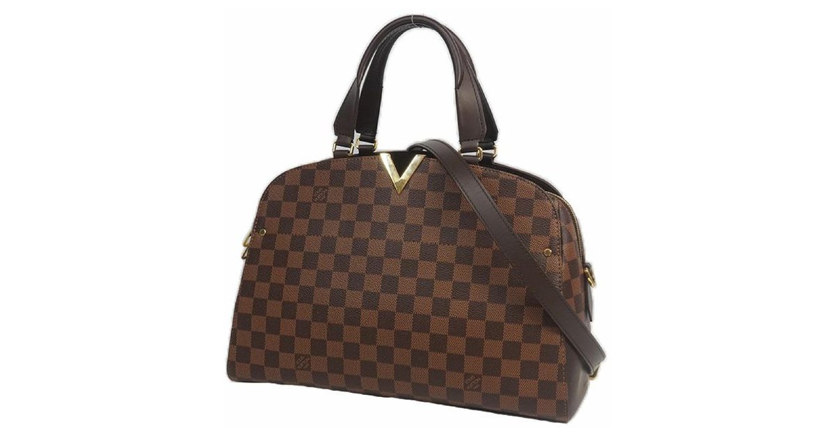 Louis Vuitton Kensington Bowling 2WAY shoulder Womens handbag