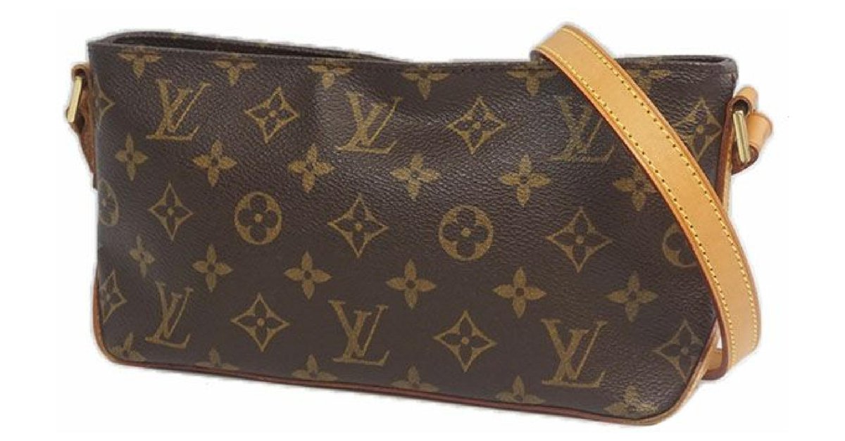 Auth LOUIS VUITTON Trotteur M51240 Monogram AR0062 Shoulder Bag Monogram  Canvas