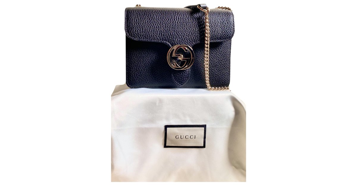 Gucci Interlocking Shoulder Bag –