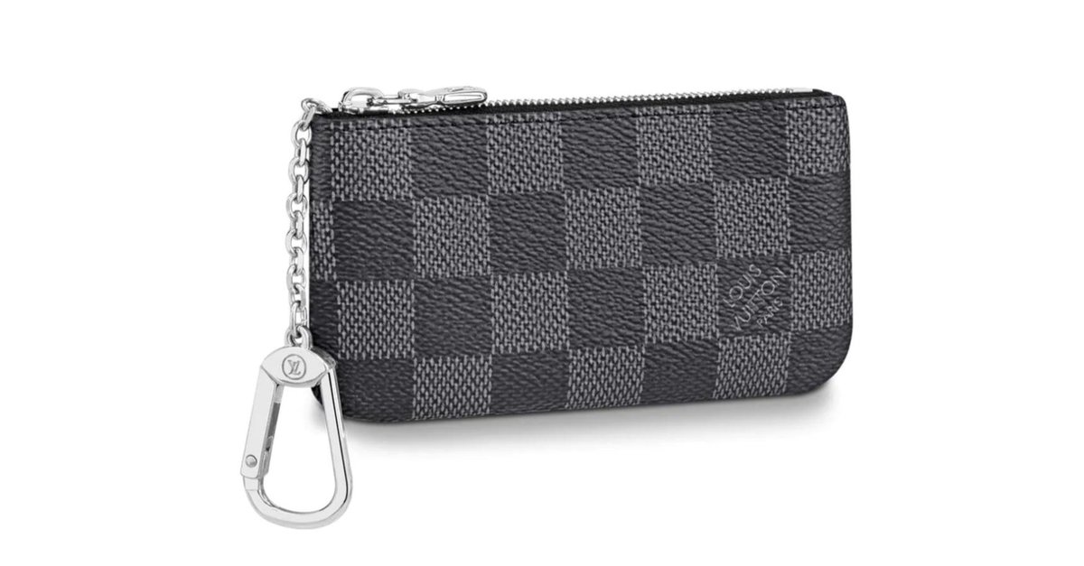 Louis Vuitton Porte-monnaie et porte- carte Black Leather ref.977883 - Joli  Closet