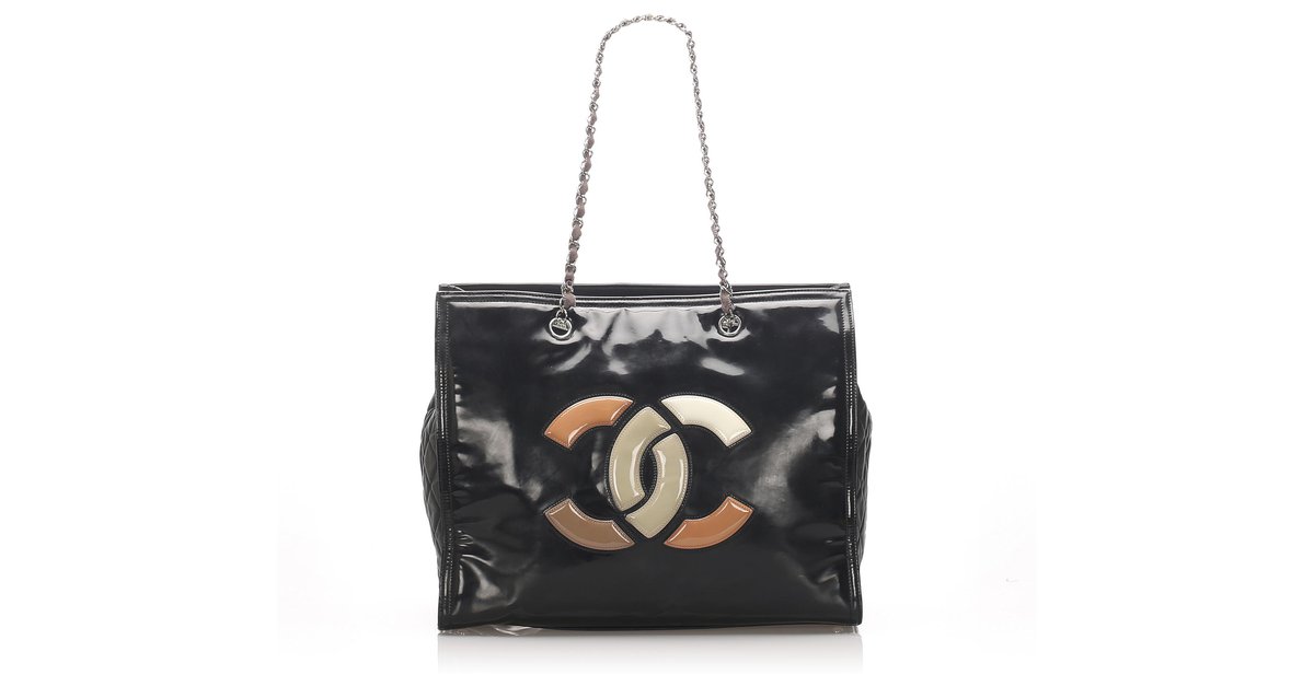 Chanel Black Lipstick Patent Leather Tote Bag Multiple colors ref.208685 -  Joli Closet