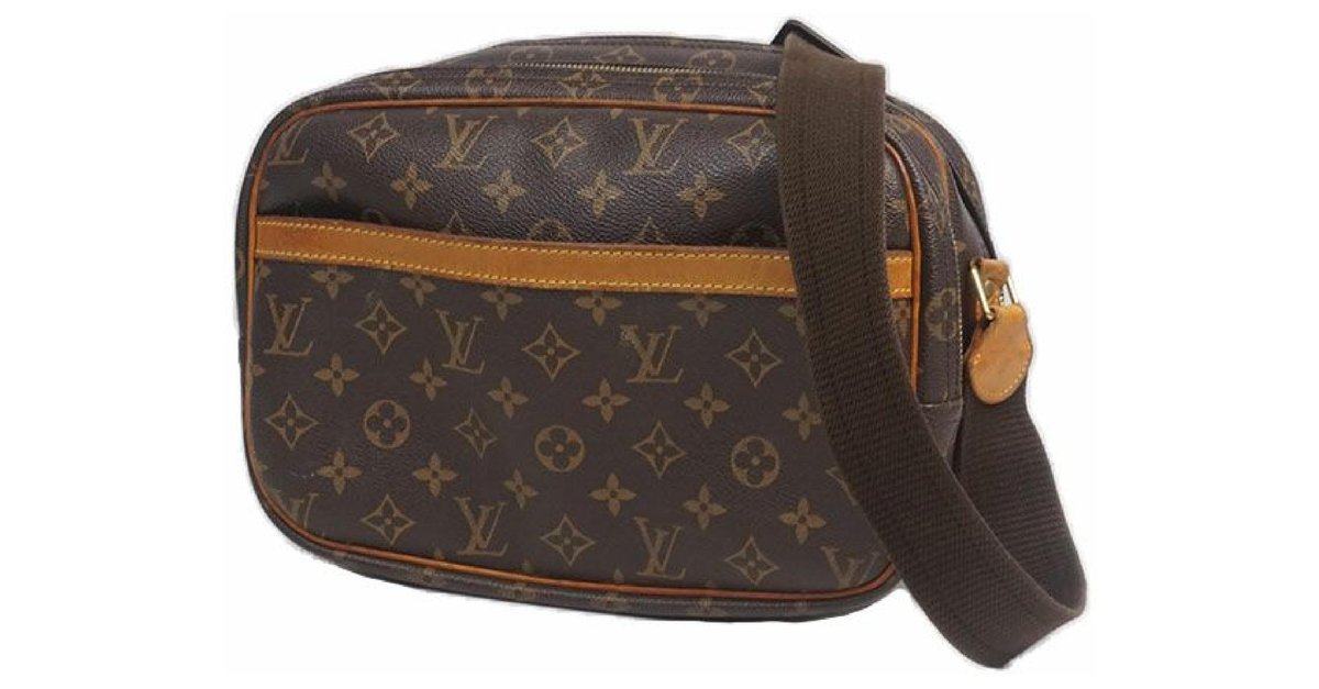 LOUIS VUITTON Reporter PM unisex shoulder bag M45254 Cloth ref