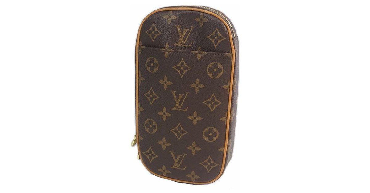 Louis Vuitton Pochette Gange Waist bag Mens body bag M51870 Cloth  ref.209563 - Joli Closet