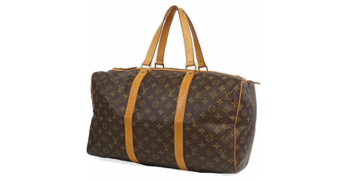 LOUIS VUITTON KEEPALL 45 Old Model Boston Travel Bag Purse Monogram JUNK