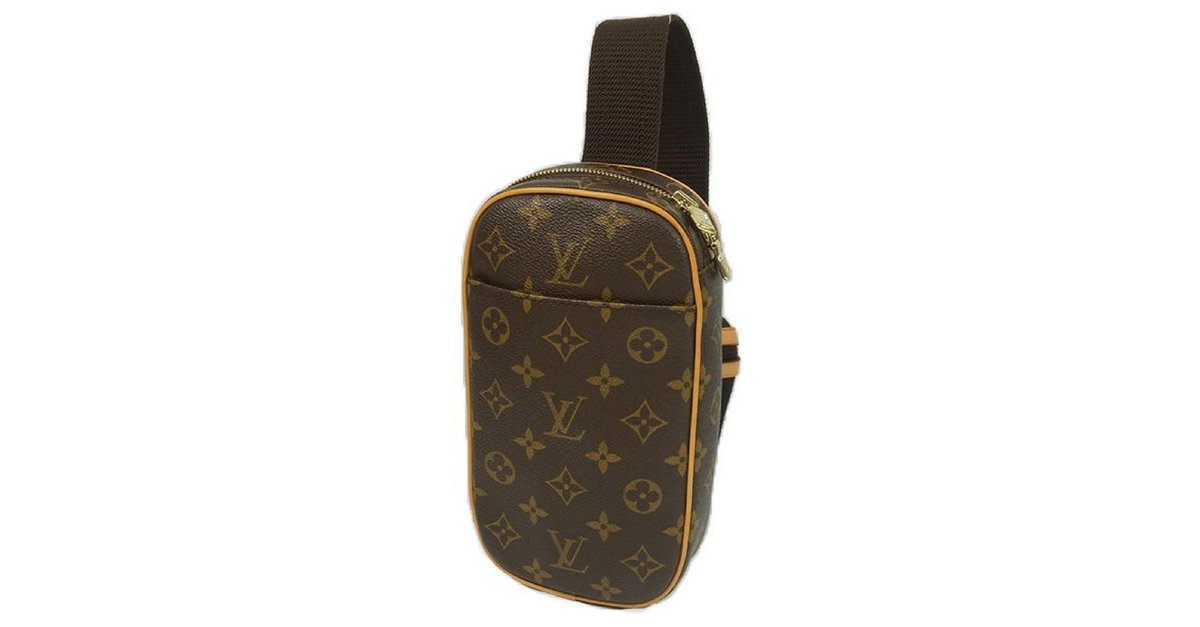 Louis Vuitton Pochette Gange Waist bag unisex body bag M51870 Cloth  ref.210039 - Joli Closet